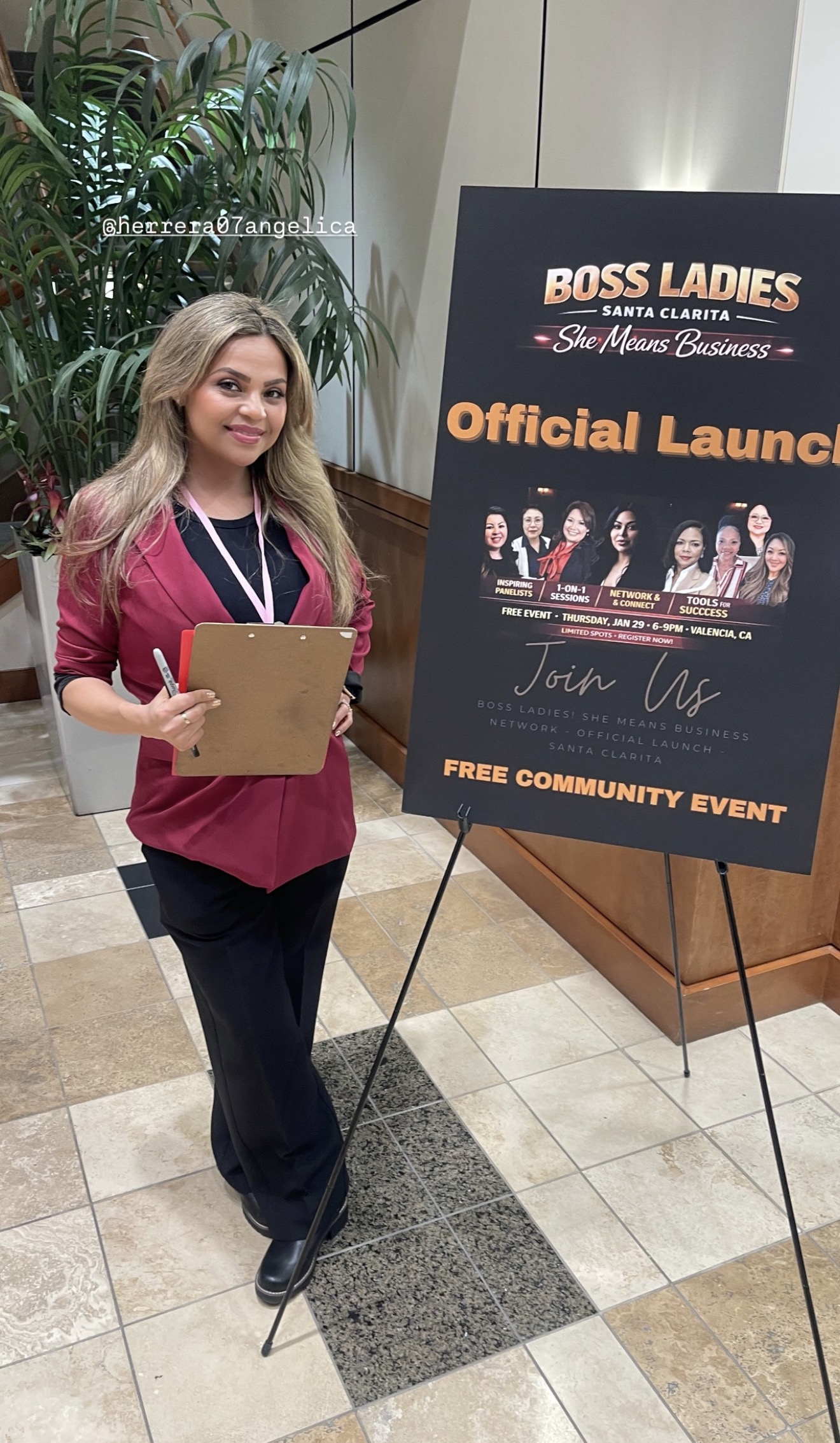 Boss Ladies event — attendees networking