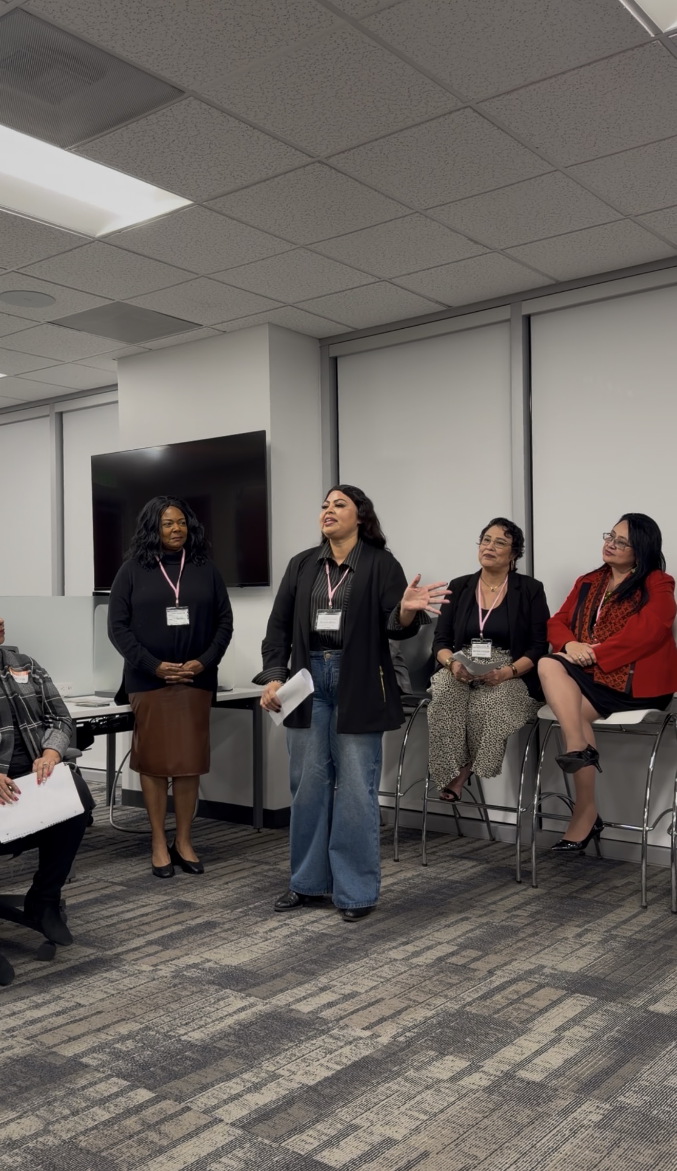 Breakout session at Boss Ladies event